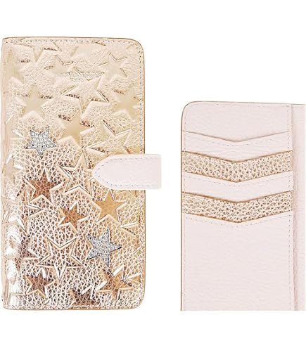 Amazon.co.jp: [サロンドアルファード] 手帳型スマホケース 本革 多